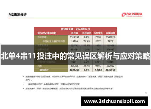 北单4串11投注中的常见误区解析与应对策略
